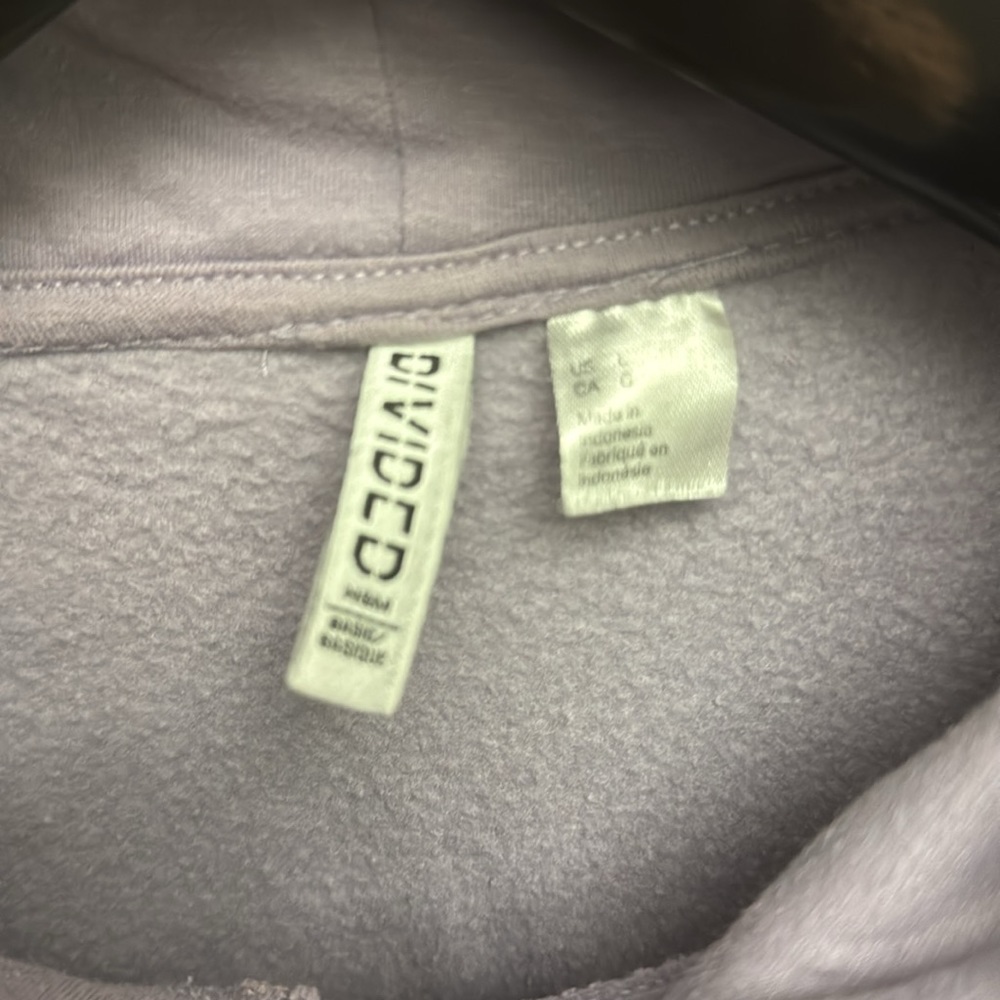 Basic Crop/ Dusty Lavender Pull Over By Divided F… - image 2